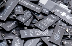 lithium batteries stacked together
