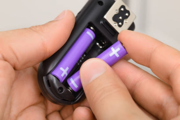 remote with batteries