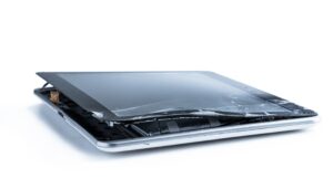 tablet with swollen battery